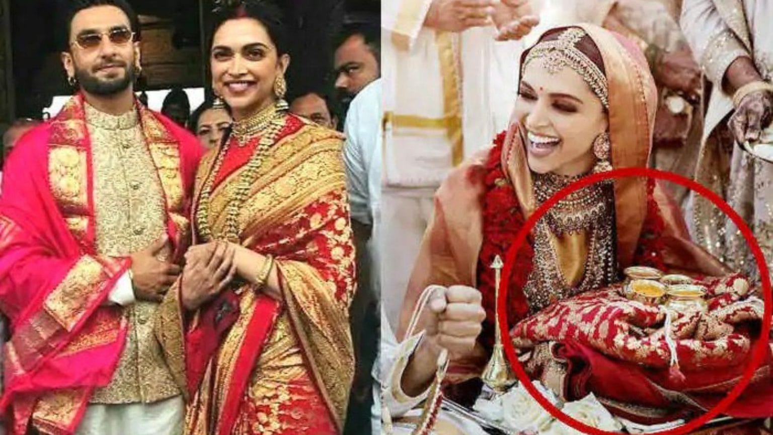deepika padukone wedding silk saree
