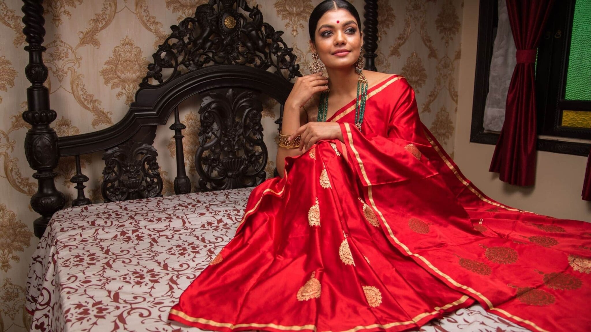 banarasi silk gharara