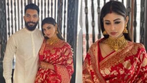 Mouni Roy In Banarasi Sarees