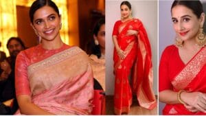 Bollywood Divas Dazzling In Banarasi Silk Sarees
