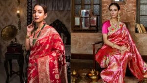 Modern Banarasi Saree for Bengali Marriage