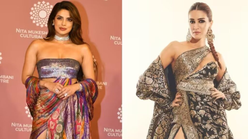 Priyanka Chopra in a polka dot saree – South India Fashion | Priyanka  chopra saree, Polka dot saree, India fashion