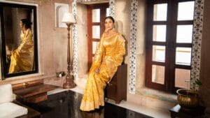 how to wear banarasi saree in different style