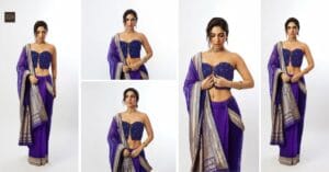Stunning Banarasi saree look by Bhumi Pednekar: The Elegance of Tradition and Modernity