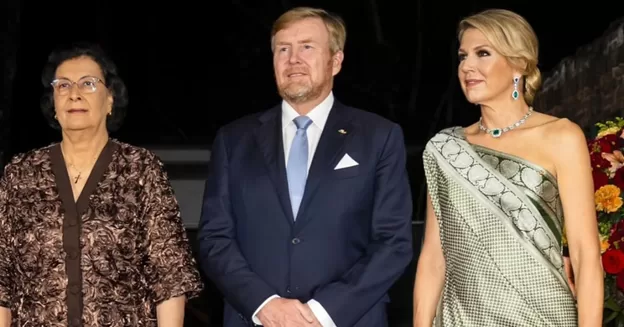 Queen Máxima Wears Saree to Honor Indian Heritage