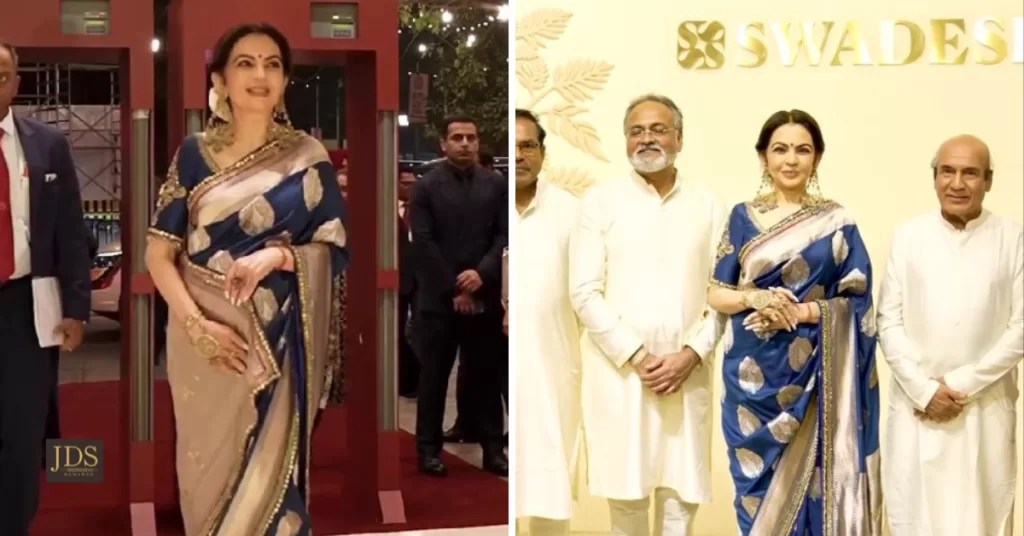 Nita Ambani Celebrates India’s Living Craft Heritage in a Banarasi Saree by Swadesh