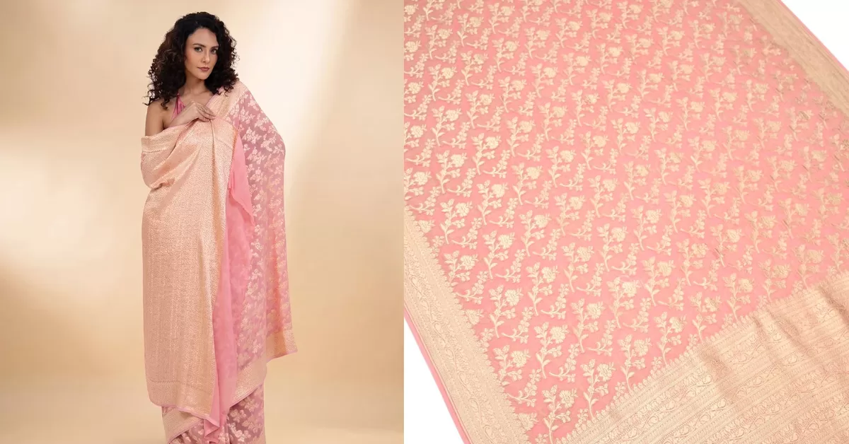Banarasi Georgette Sarees for Raksha Bandhan