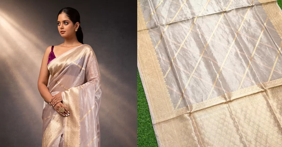 Banarasi Tissue Sarees for Raksha Bandhan