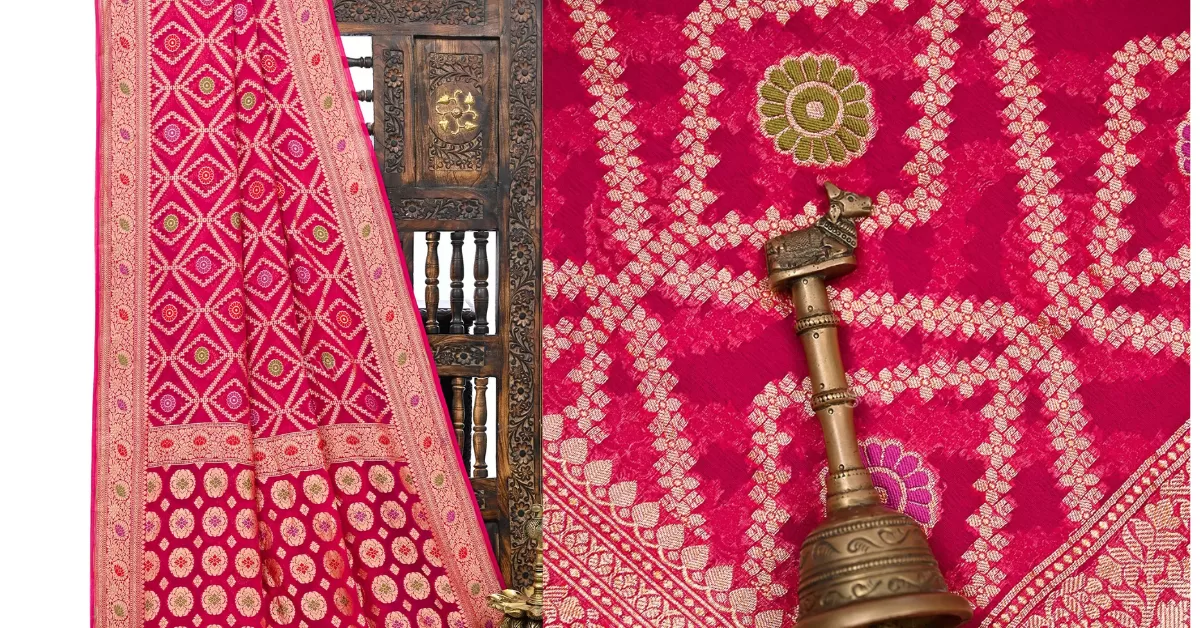 Bandhani vs Bandhej saree