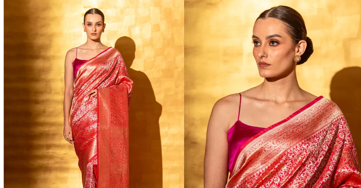 Identify a Genuine Handloom Banarasi Brocade Saree