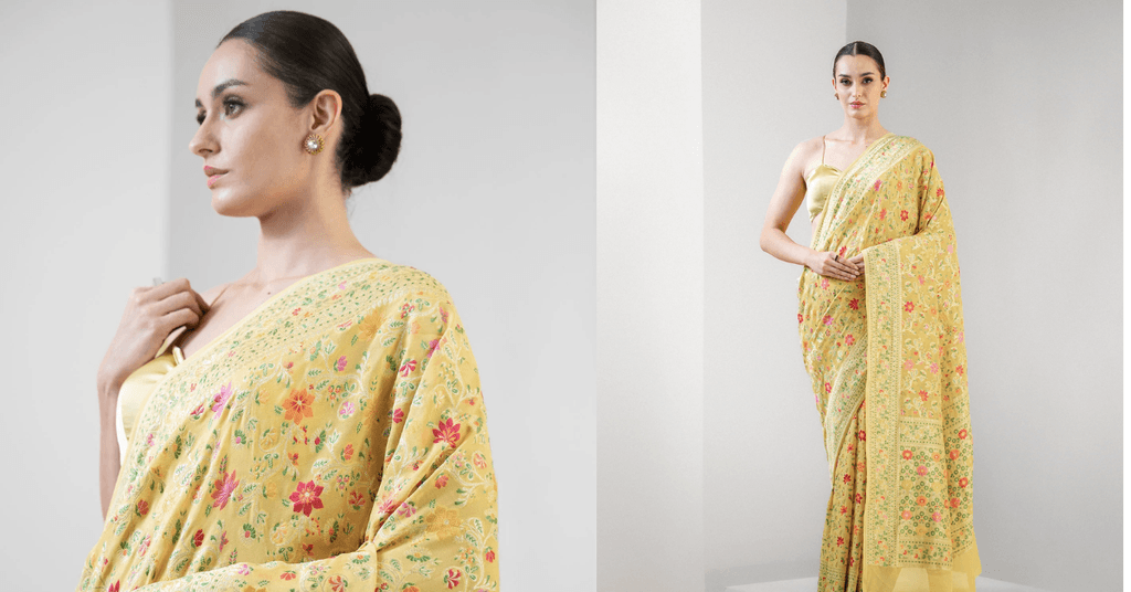 Georgette Banarasi Sarees for Garba and Dandiya Evenings