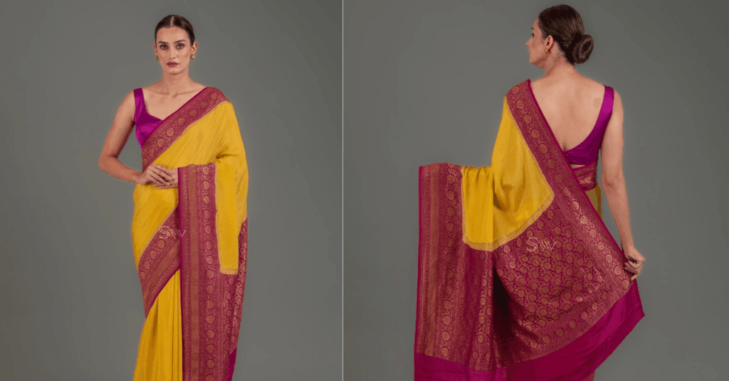 Navratri 2026 Saree Guide_ 9 Colours in Banarasi Silk