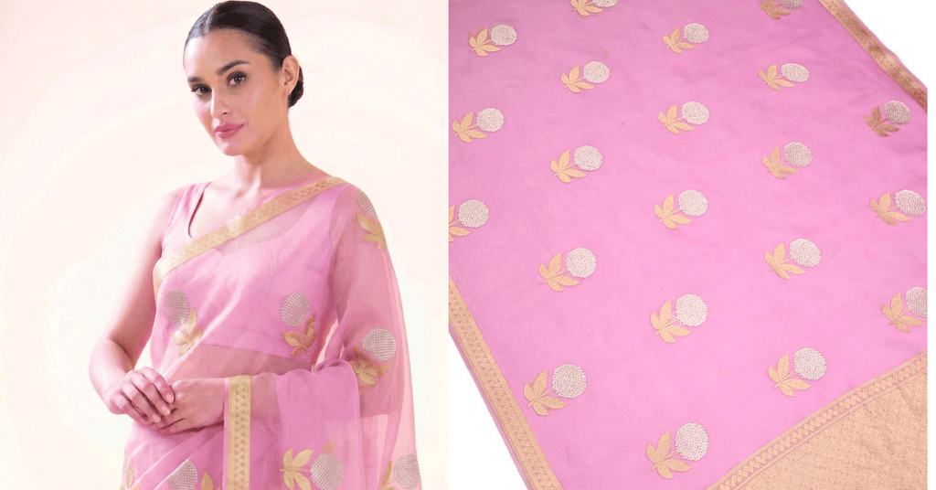Organza Banarasi Sarees for a Lighter Contemporary Look