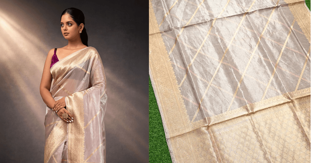 Tissue Banarasi Sarees for Festive Glow
